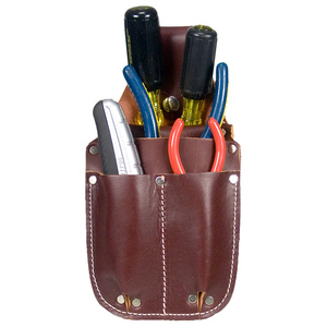 OCCIDENTAL 5057 RED LEATHER POCKET CADDY